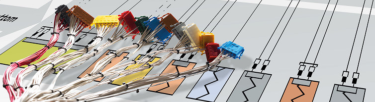 Chicote de fiação da ESCAVADORA