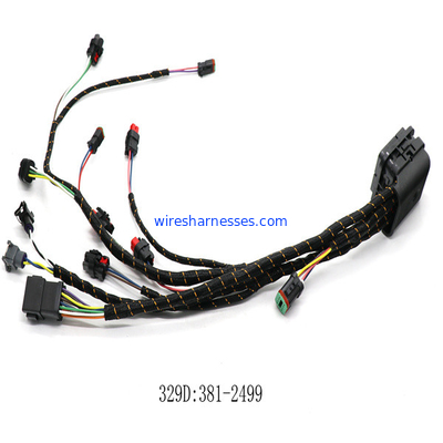 Conjunto de chicote de fios do cabo das cablagens de motor 3812499 da placa E329D do computador do ECU