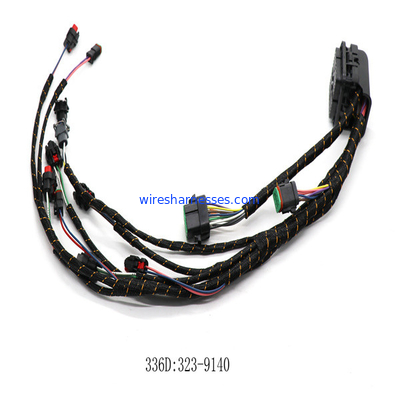 Cablagens do injetor de combustível das cablagens 323-9140 do motor de E336D