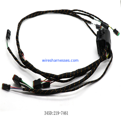 Cablagens 2197461 CAT Wiring Harness do motor da máquina escavadora C13 de E345D