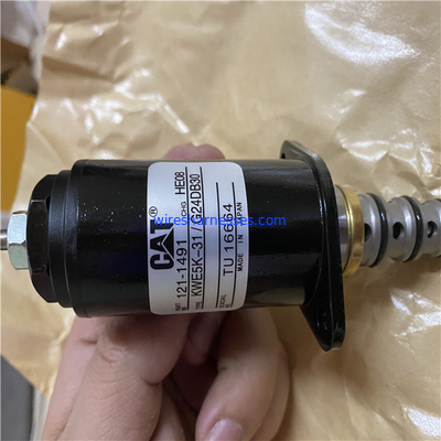 Válvula de solenoide KWE5K-31/G24DB30 hidráulica para CAT Excavator 121-1491